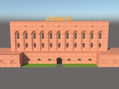 ARARAT Yerevan Brandy Company Free 3D model