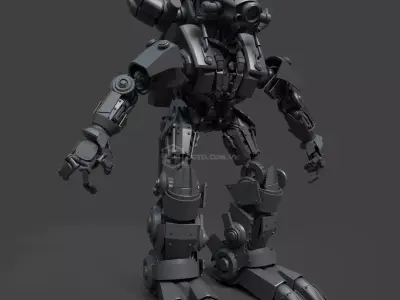 Fizza Robo Model- Highpoly 3D model