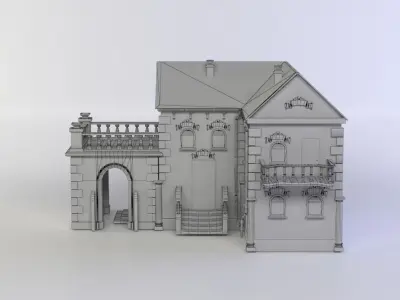 Small house Low-poly 3D model buy