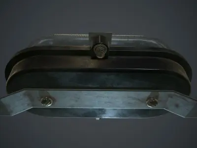 Old Wall Light PBR Game Ready Low-poly 3D model