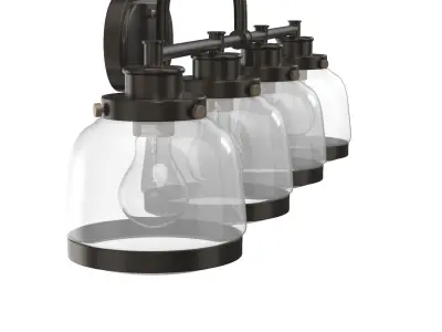 Judson Collection Four-Light Antique Bronze 3D model