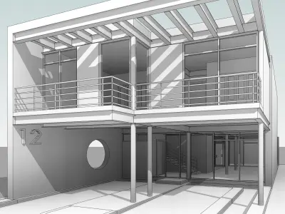 MAYAHUEL 01 by DOCE INGENIEROS ARQUITECTOS - AUTODESK REVIT 3D model