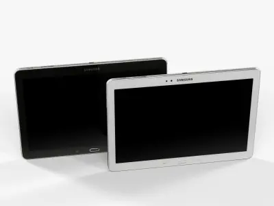 Samsung Galaxy Note 10-1 tablet Low-poly 3D model