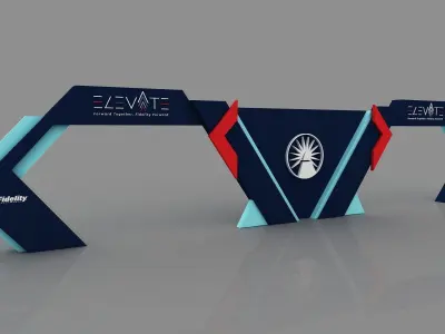 ENTRY ARCH GATE 3D model