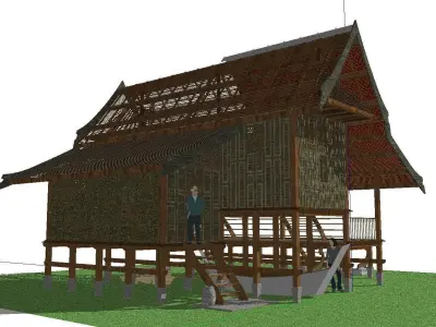 Creative Design-Holiday Cabin-0156 3D model