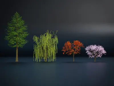 JAPAN NATURE PACK Low-poly 3D model