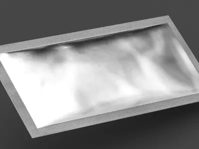 Metalic food packaging v3 PBR 3D model