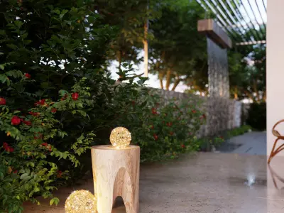 The Backyard Exterior Scene 3D model 3D model