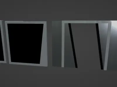 Sifi Wall Free low-poly 3D model