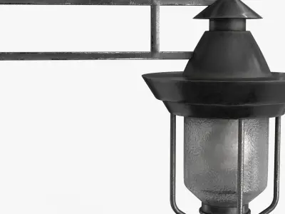 Street Light v5 Low-poly 3D model