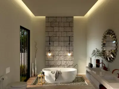 Bathroom Scene 3D model