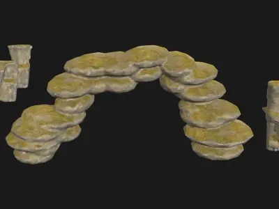 Geo Stone Creator for Blender 3D Low-poly 3D model