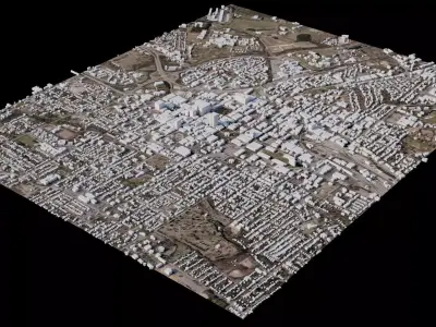 Raleigh - USA 3D model