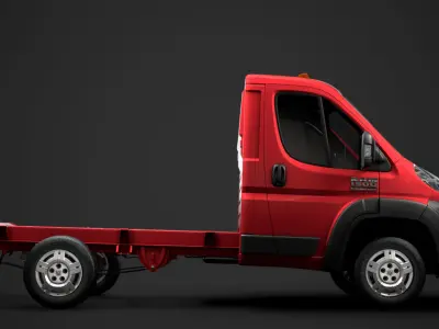 Ram Promaster Cargo Chassis Truck Single Cab 3000 WB 2019 3D model
