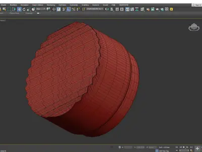 Crisp Indoor sconce Low-poly 3D model