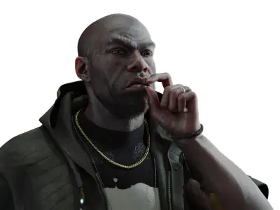 Jackson Briggs - Jax Low-poly 3D model