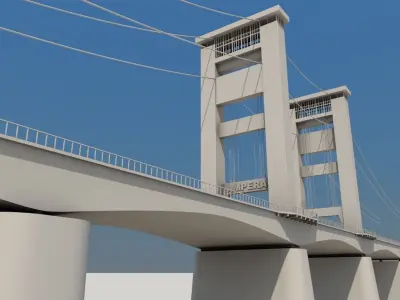 Ampera Bridge 3D model