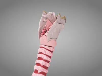 Larynx Low-poly 3D model