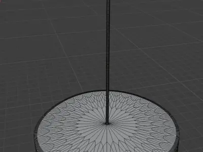 wooden lamp Free 3D model