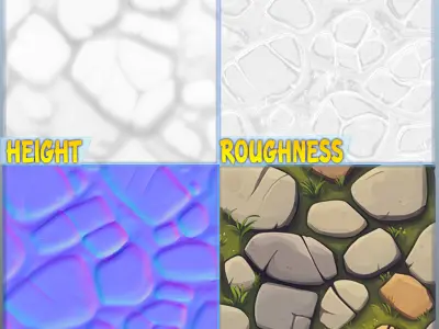 Stylized Ground Seamless Texture Texture 13