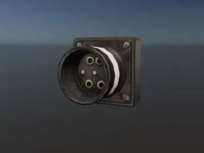 GameReady Cable 02 Low-poly 3D model Low-poly 3D model