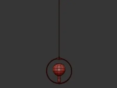 MODERN CEILING LIGHT PORTREATH 4L 3D model