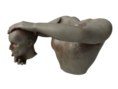 head in hand 3D model