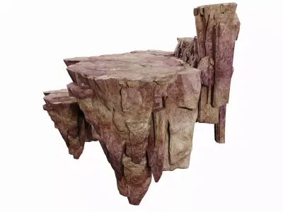 Stylized Floating Rock Islands - Game-Ready Modular Cliffs 3D model