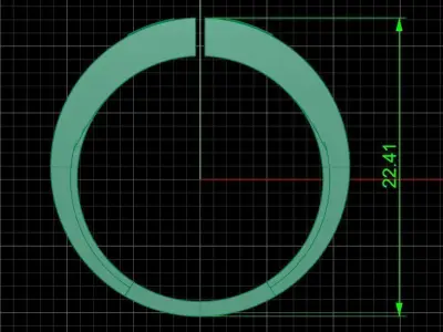 Jewelry ring 206 3D print model