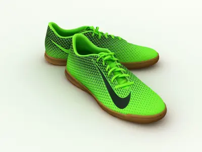 Green Nike Sneakers 3D model