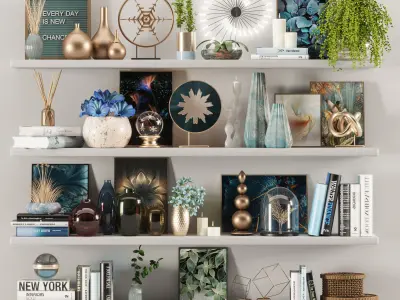 5decorative set collection vol 1 3D Model Pack