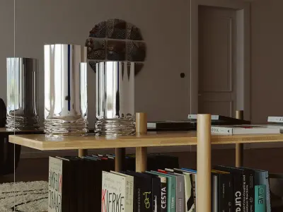 Warsaw Apartment Blender Interior 3D model