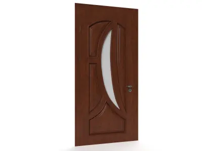 Interior doors with door handle Jado Padua 3D model