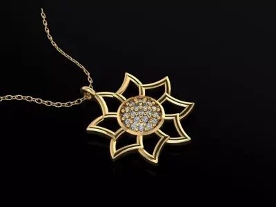 Pendant P082 3D Print Model 3D print model