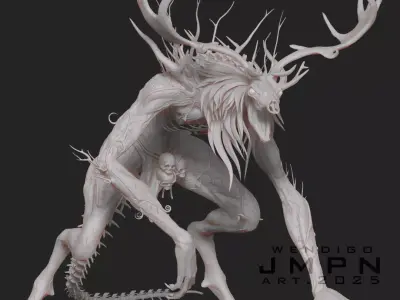 CREATURE - WENDIGO 3D print model