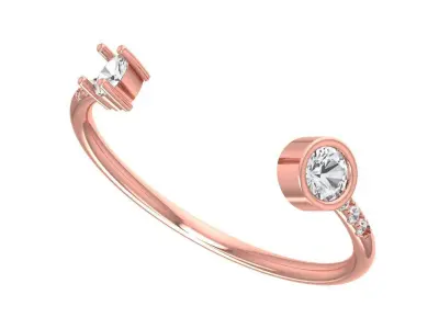 Women Light Weight Band Ring 3D print model buy