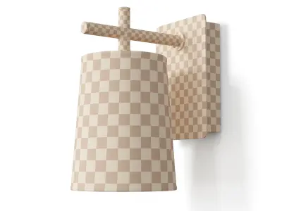 DOWNTOWN Wall Light Low-poly 3D model