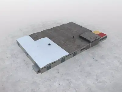 LBSF Storage 1 Low-poly 3D model