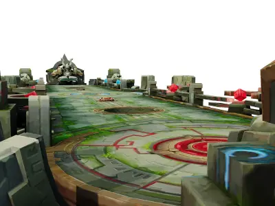 Ancient Chinese Imperial Palace Main Hall 3D model