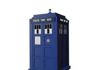 Tardis police box 3D model buy