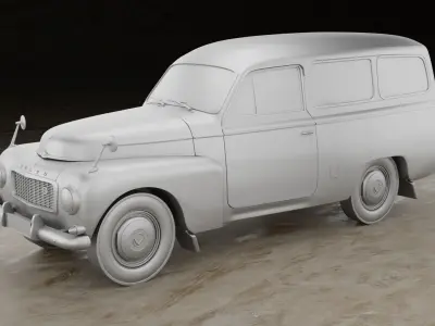 1965 Volvo Duett P210 stl for 3D printing 3D print model