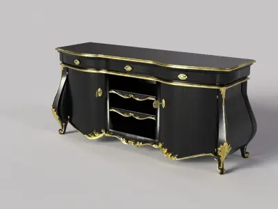 TV stand MODENESE GASTONE 11110 3D model