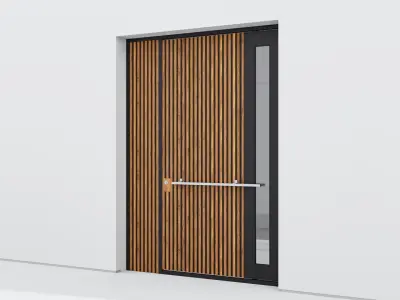 luminium door 245 3D model