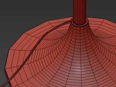 Frisco Floor Torchiere Arteriors 3D model