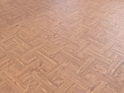 Parquet - Laminate - Wooden floor 2 in 1 Low-poly 3D model 138
