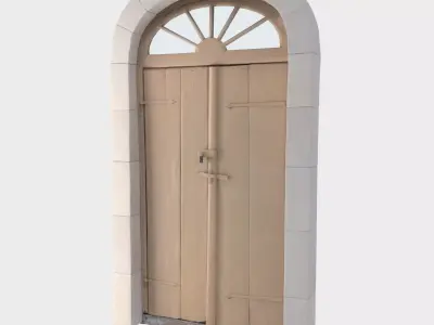 Old door scanned 002 3D model