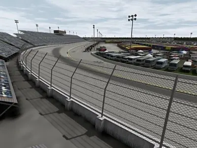 Milwaukee Mile Speedway Game Ready Low-poly 3D model