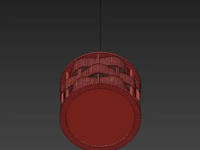 WEAVE drum pendant light 3D model