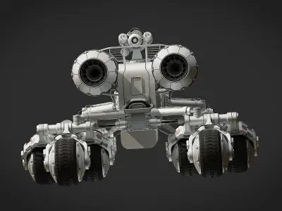 Scifi Rover 3D model