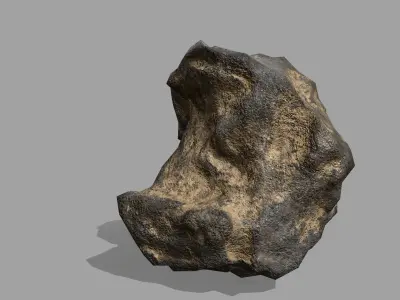 Rock Set Low-poly 3D model